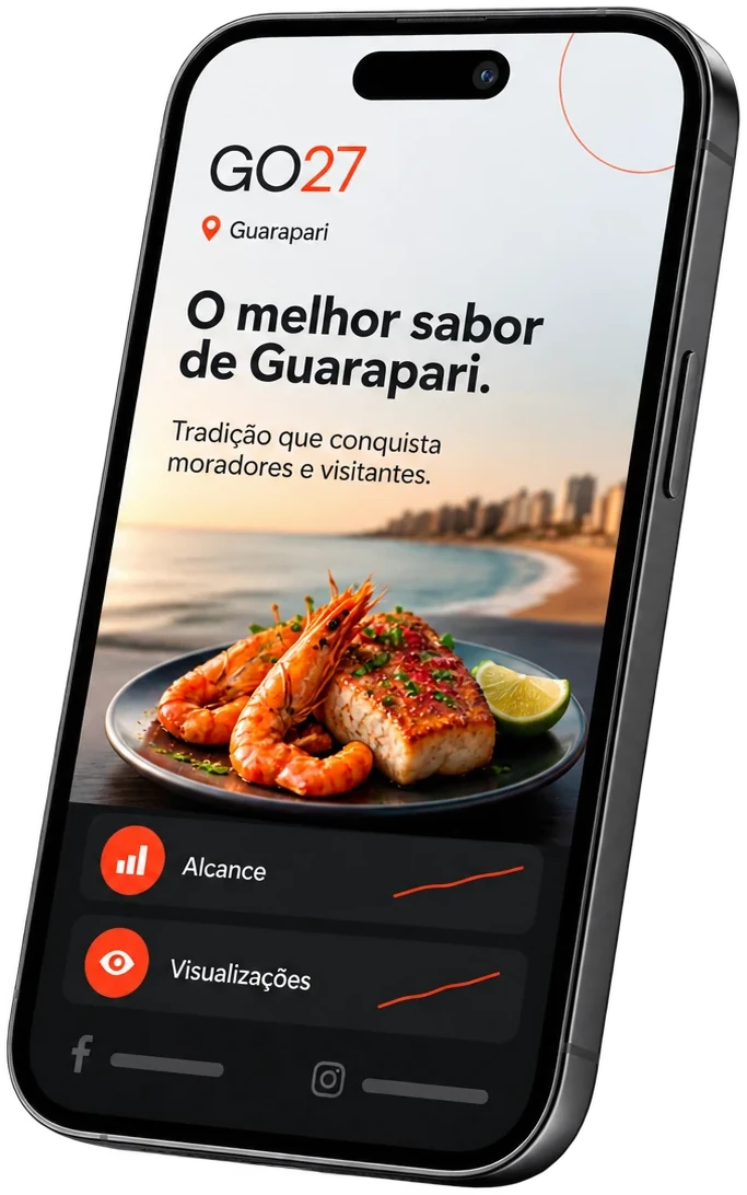 Exemplo de divulgação local da Panfleteria Digital GO27